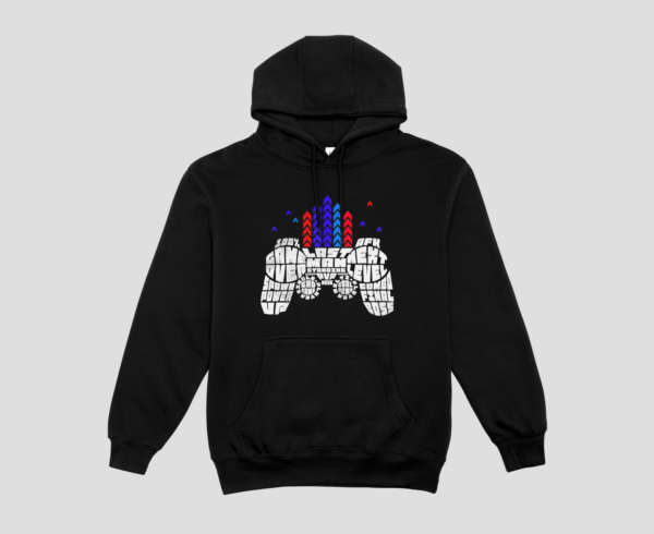 Typographic Gamer Hoodie