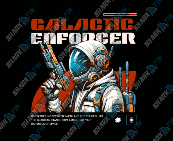 Galactic Enforcer Unisex Hoodie - Image 2