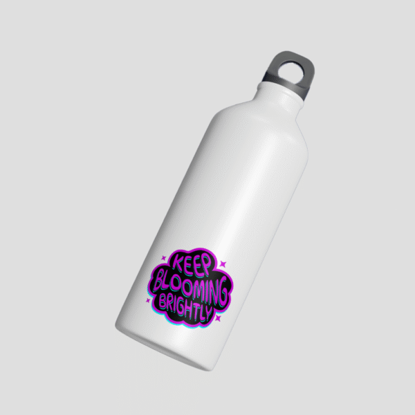Keep Blooming Steel Bottle