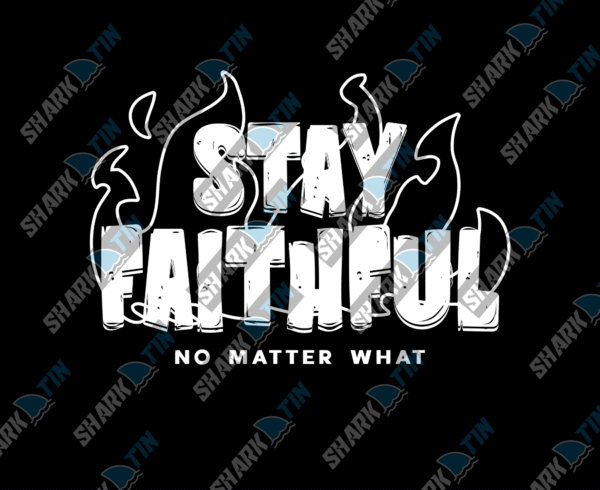 Stay Faithful Unisex Kids T-Shirt - Image 2