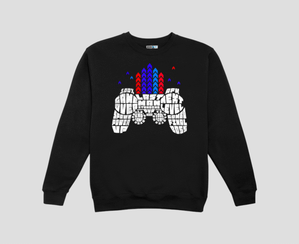 Typographic Gamer Unisex SweatShirt