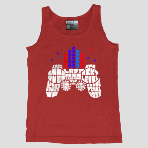 Typographic Gamer Unisex TankTop