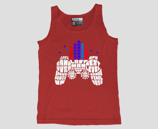 Typographic Gamer Unisex TankTop