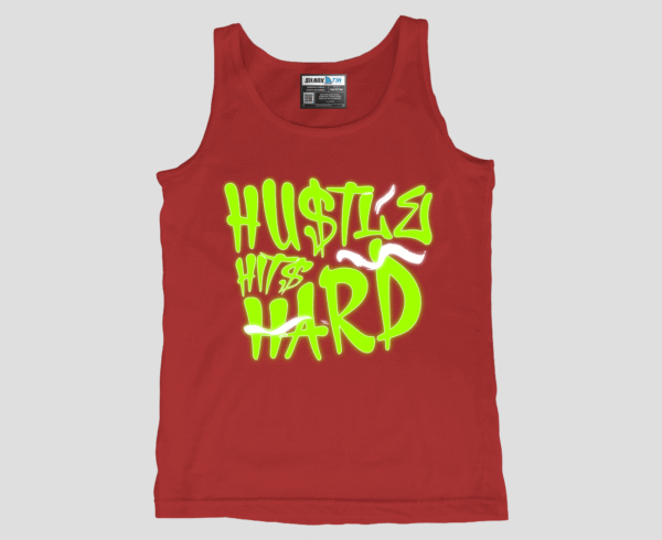 Hustle Hits Hard Unisex TankTop