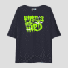 Hustle Hits Hard Unisex Oversized T-Shirt