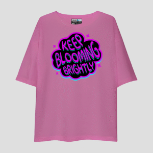 Keep Blooming Unisex Oversized T-Shirt