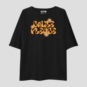 Smile Please Unisex Oversized T-Shirt