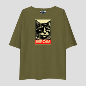 Meow Unisex Oversized T-Shirt