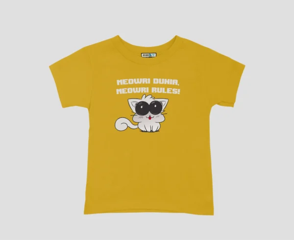 Meowri Dunia, Meowri Rules Unisex Kids T-Shirt