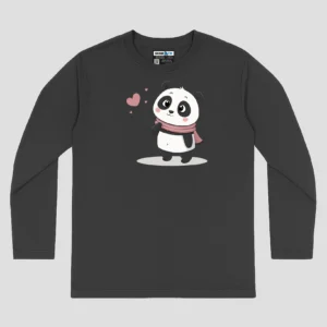 Kawai Panda Unisex Long Sleeve T-Shirt