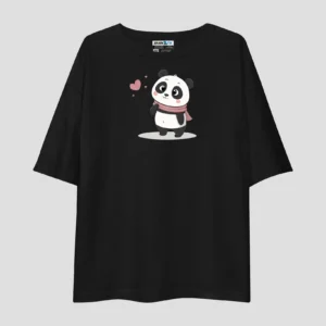 Kawai Panda Unisex Oversized T-Shirt