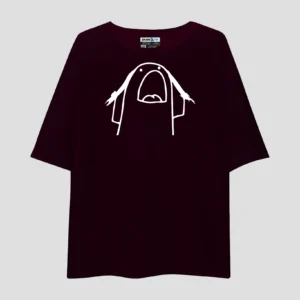 Flork Screaming Meme Unisex Oversized T-Shirt