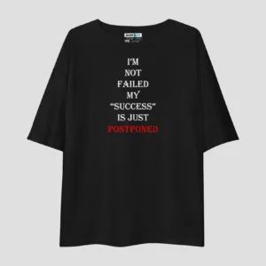 Success is Postponed Unisex Oversized T-Shirt