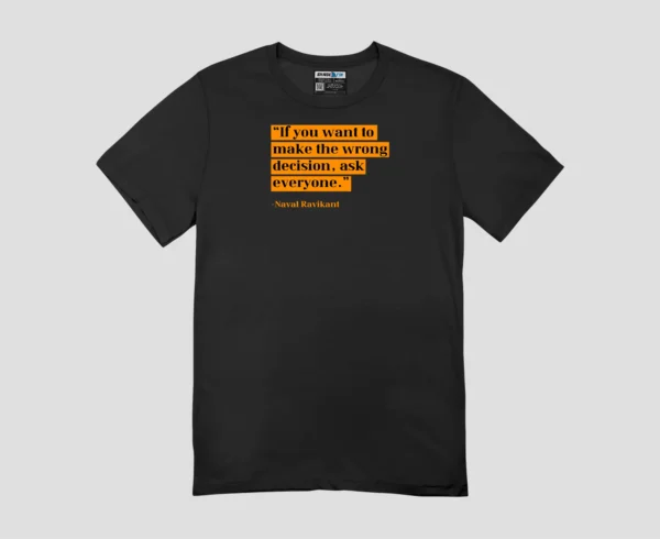 Wrong Decision Unisex Regular Fit T-Shirt