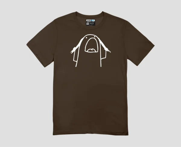 Flork Screaming Meme Unisex Regular Fit T-Shirt