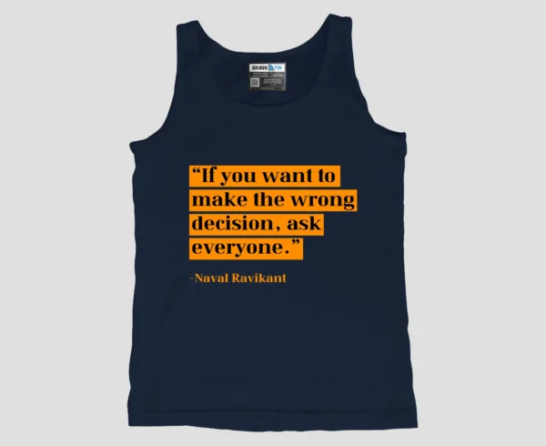 Wrong Decision Unisex TankTop