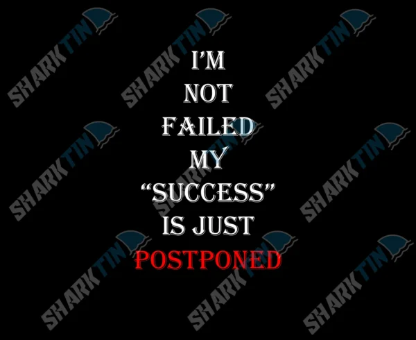 Success is Postponed Unisex TankTop - Image 2